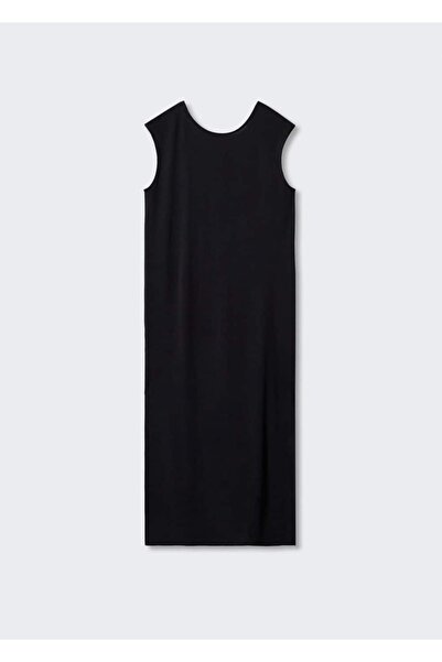 MANGO Woman Yırtmaçlı Modal Elbise