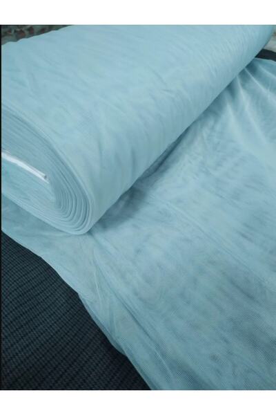 Ran Perde Pileli Dikim 1e2,5 Pile - Mavi Tül Perde