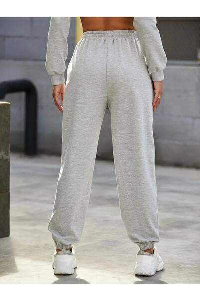 aynewmoda Pantaloni de sport cu imprimeu fluture