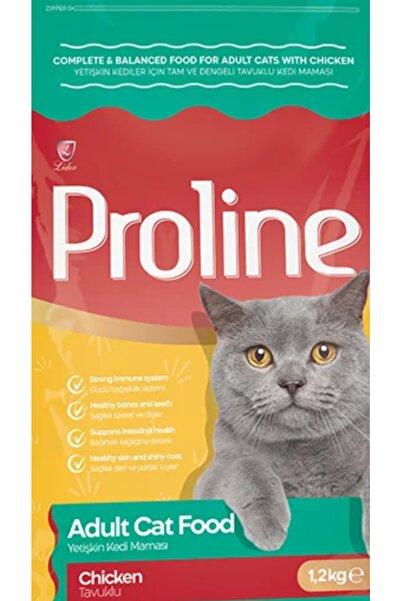 Pro Line Tavuklu Yetişkin Kuru Kedi Maması 1,2 Kg x 4 Adet