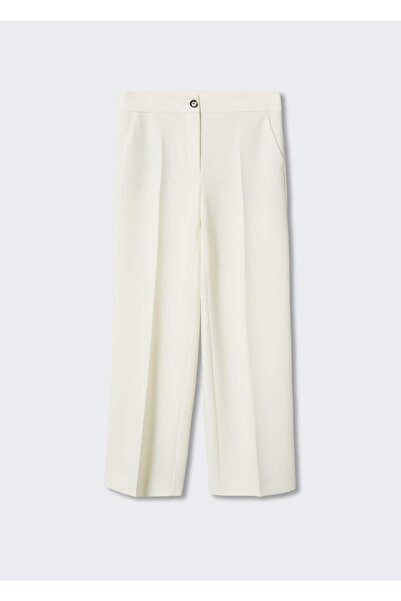 MANGO Woman Dökümlü Palazzo Pantolon