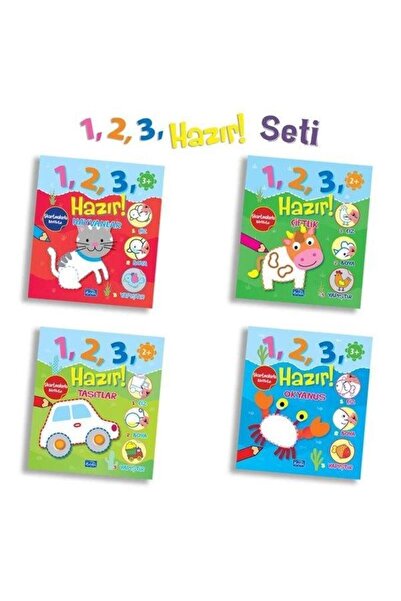 Parıltı Yayınları 1 2 3 Hazır Seti 4 Kitap Takım