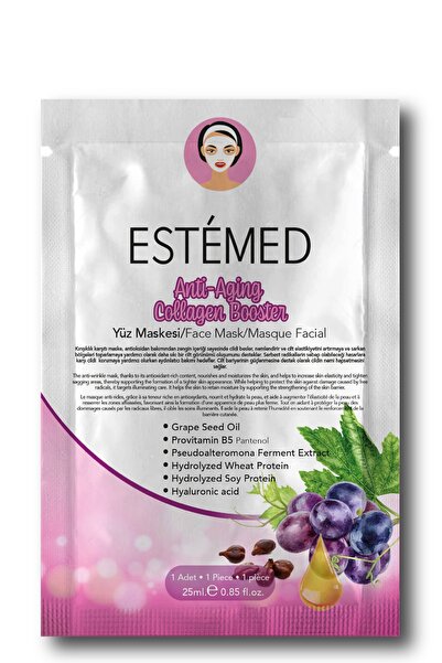 ESTEMED قناع ورقي مضاد للشيخوخة من الكولاجين - قناع ورقي مضاد للشيخوخة من الك...