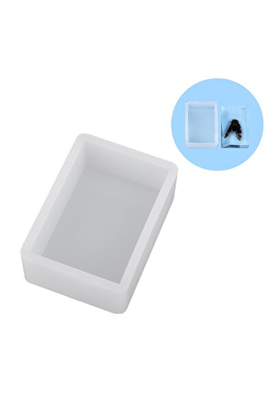 Getshop Alışveriş Pazarı Epoksi Sabun Dikdörtgen Obje Silikon Kalıbı GT-9411