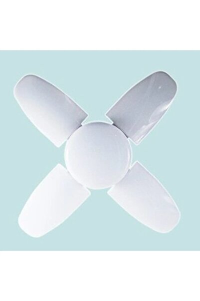 Modizu 4 Kollu Pervane Şeklinde Katlanabilir Açısı Ayarlanabilir 60 Wat Beyaz Led Ampul E-27 Duy