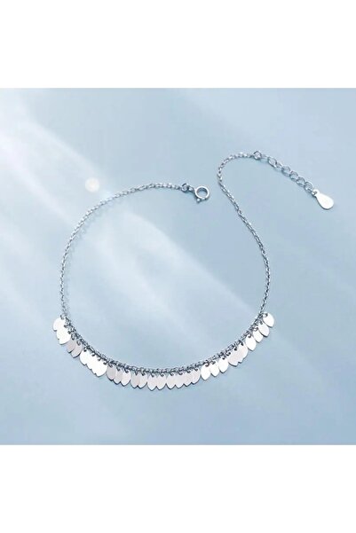 LadyBug Store Pullu Sallantılı Halhal %50 925 Gümüş Bakır Karışımlı Püsküllü ...