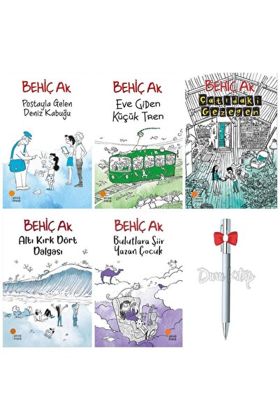 Günışığı Kitaplığı Behiç Ak 5 Kitap, (Postayla Gelen Deniz Kabuğu - Çatıdaki ...
