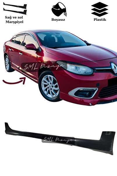 SML Dizayn Renault Fluence 2009-2016 Yan Ek Plastik Boyasız Fluence Yan-bodyk...