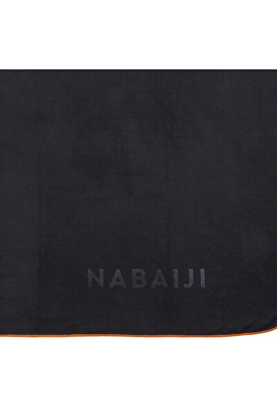 OverPazar XL Μαύρη πετσέτα μικροϊνών - 110x175 cm