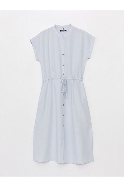 LC Waikiki Rochie de damă - decolteu, croială solidă, mânecă scurtă