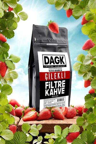 Dagk Çilekli Filtre Kahve Öğütülmüş 200g (aromalı)
