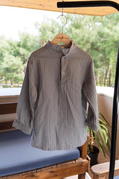 Zeliha Baysan Ravi Muslin Boy's Set Gray