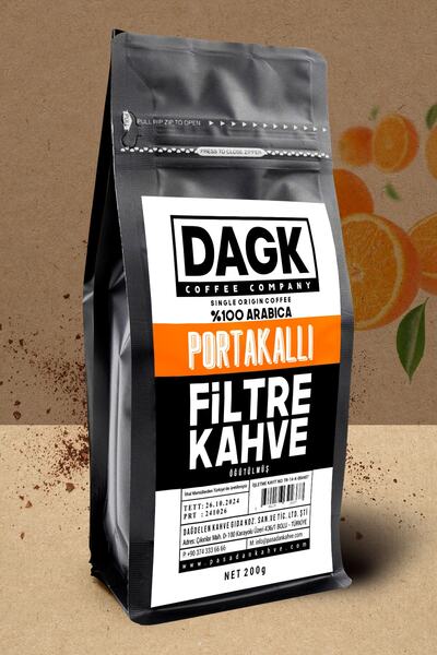 Dagk Portakallı Filtre Kahve Öğütülmüş 200g (aromalı)