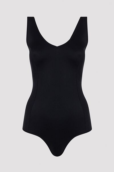 Penti Μαύρο Basic Underwire μαγιό με λαιμόκοψη