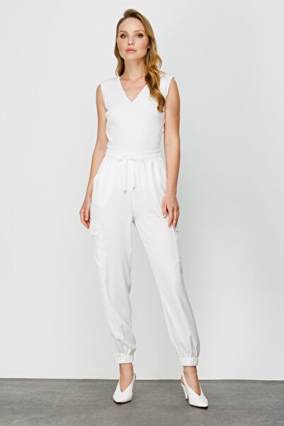 Ekol On Cargo Pocket Shiny Trousers