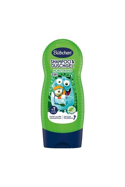 Bübchen BÜBCHEN - KIDS ŠAMPÓN A SPRCHOVACÍ GÉL 2V1 ZÁBAVNÉ PRÍŞERKY 230ML