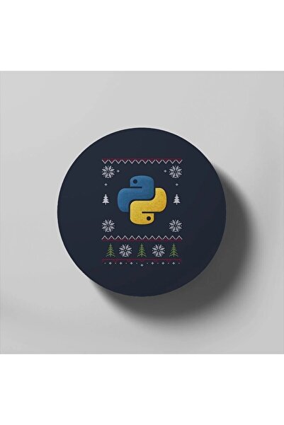Öz Kupa Python Ugly Sweater Coaster
