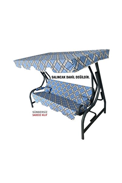 Vip Home Concept Market Ürünleri Salıncak Minderi Süngersiz 3 Kişilik Salıncak Kılıfı Bahçe Salıncak Minderi