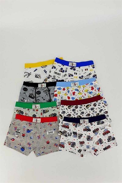 ÇamaşırcımShop 28 Lycra Boy Patterned Boxers Pack of 6
