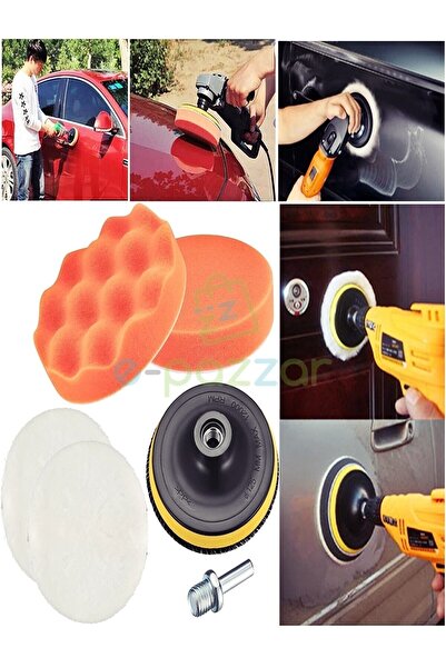 For Prime Pasta Cila Polisaj Metal Cam Ahşap Parlatma Sünger & Yün Başlık Mat...