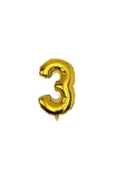 aşkın concept Foil Balloon Number 3 100cm