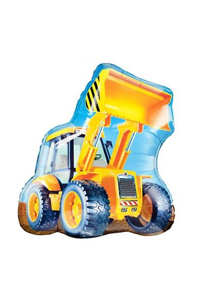 aşkın concept Construction Party Bulldozer Construction Machine Foil Balloon