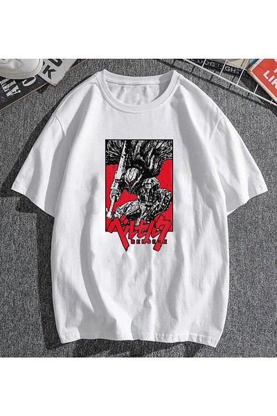 Touz Tricou oversize unisex alb Blunt Blunt Berserk