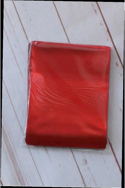 demontecraft Red Metalized bag gift package earring jewelry bag 7x9 (50pcs)