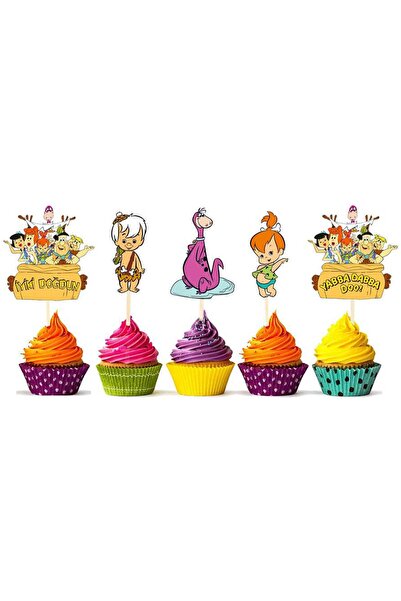 aşkın concept Parti Kürdanı Taş Devri Temalı 10'lu Kürdan