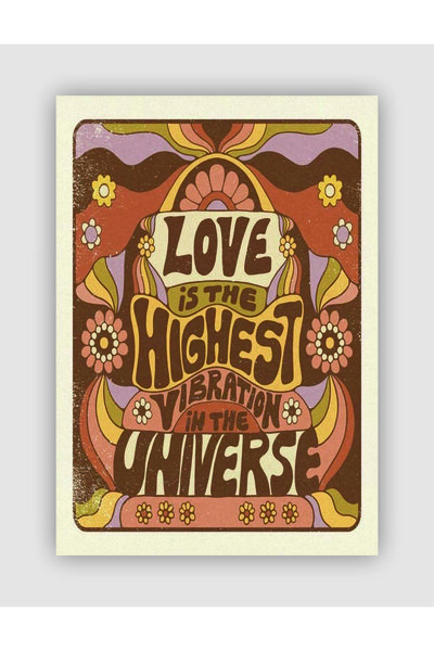fırsatlar diyarı Aesthetic Hippie Duvar Posteri