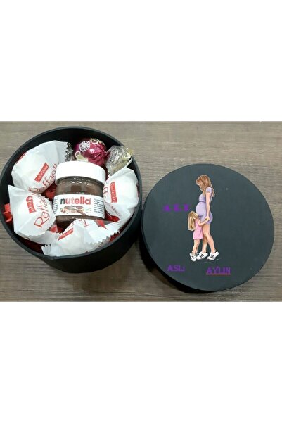 LADİJİTAL BASKI ÇÖZÜMLERİ Anneler Gününe Özel Kutu Içinde Nutella Ve Çikolatalar