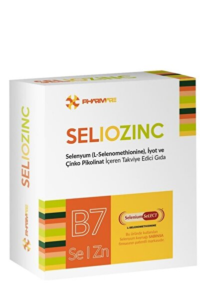 pharmare SELİOZİNC SELENYUM 30 KAPSÜL