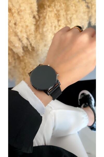 ÇENÇEN Çift Saatleri Mıknatıs Kordon Dijital Tuşlu Model Led Ekran Sevgili Kol Saatleri