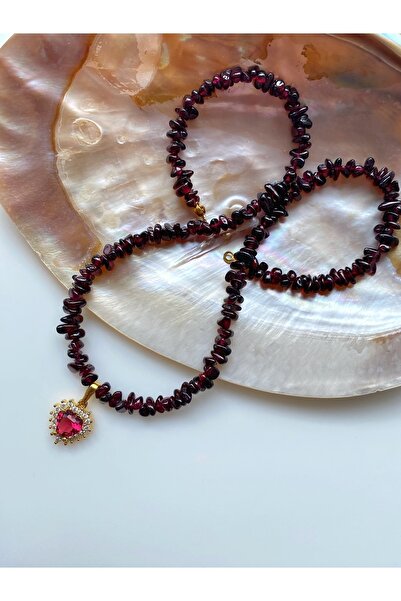 VALİOSO JOYA Lâl Taşı Doğal Taş Kolye