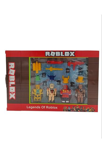 PopŞeker مجموعة شخصيات لعبة Roblox Legends Of Roblox مكونة من 4 أحرف مع ملحقات