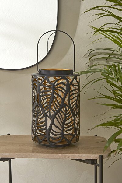 Karaca Home Timber Mumluk 16x16x27 cm Siyah