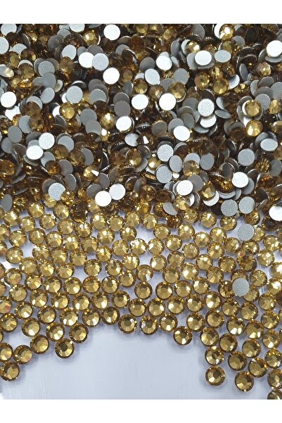 CRYSTALSHOP Оригинални самозалепващи се камъни - злато Ss16 (50 грама - 1440 ...