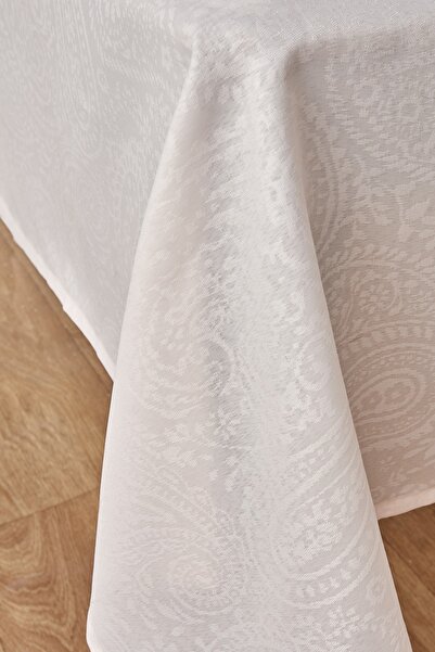 Karaca Home White Chesney Carefree Tablecloth