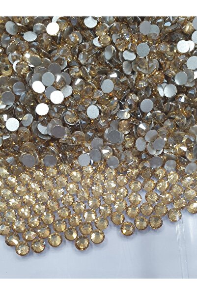 CRYSTALSHOP حجر الراين الأصلي اللاصق - Ss16 لون العسل الذهبي (50 جرام - 1440 ...