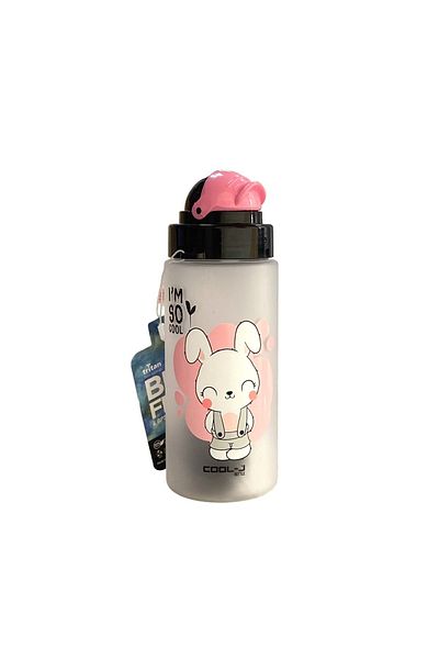 Gıpta Nice Tritan Flask with Sablaj Pattern 500 Ml - Rabbit