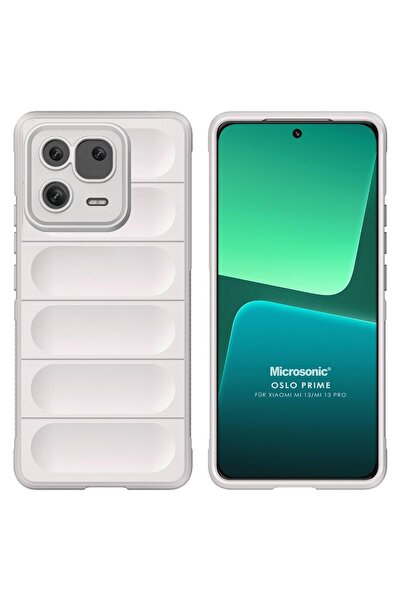 Microsonic Xiaomi Mi 13 Kılıf Oslo Prime Beyaz