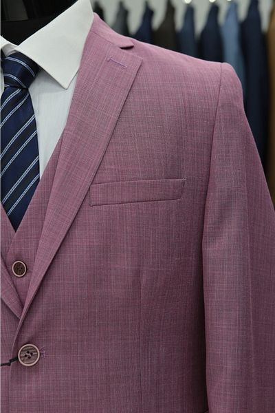 MASSARO Slim-fitting vest suit