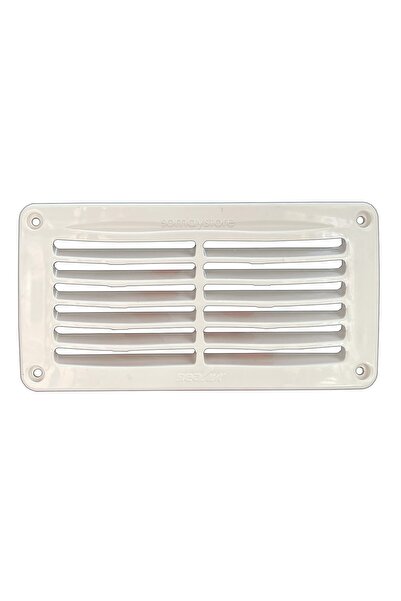 SomayStore Tekne Karavan Plastik Havalandırma Beyaz 210x108mm