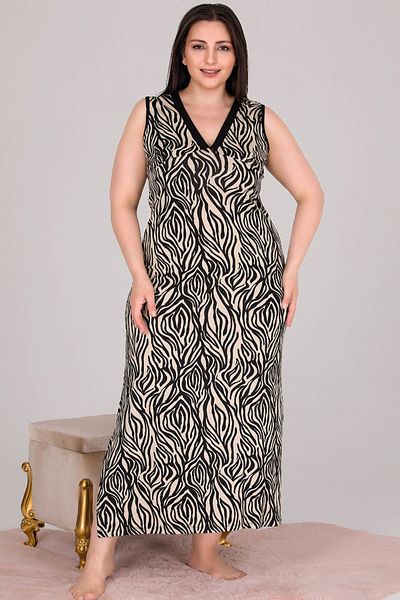 Jenny Daphne Viscose Fabric Plus Size Mother Dress 7247