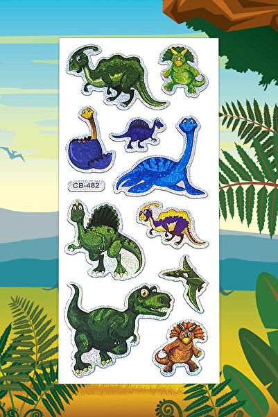 BP Tattoo Tontiş Dinozorlar Kabartmalı Çocuk Sticker