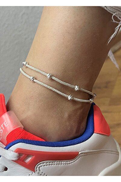 KAZZAZE Gümüş Kazaziye Dorika Detaylı Halhal 02