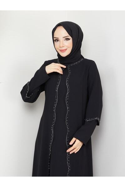 KMKkombin ANNE BÜYÜK BEDEN DÜĞÜN NİKAH TAŞLI ABİYE ELBİSE 173451