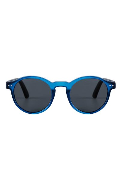 EYE OF HORUS Eoh1026 C120 Matte Navy Blue Unisex Sunglasses