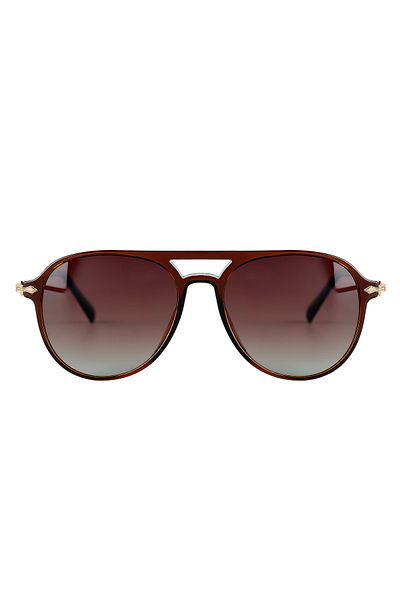 EYE OF HORUS Eoh1024 C114 Brown Unisex Sunglasses