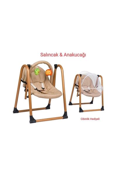 TURHAN BEBE Anne Yanı Sallanır Sabitlenebir Tam Yatış Pozisyonlu Ana Dizi Gol...